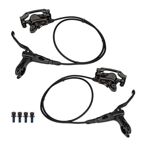 MLWSKERTY Reliability Aluminum Hydraulic Bicycles Brake Handle Bicycles Brakes Calipers for Various Cycling Conditions