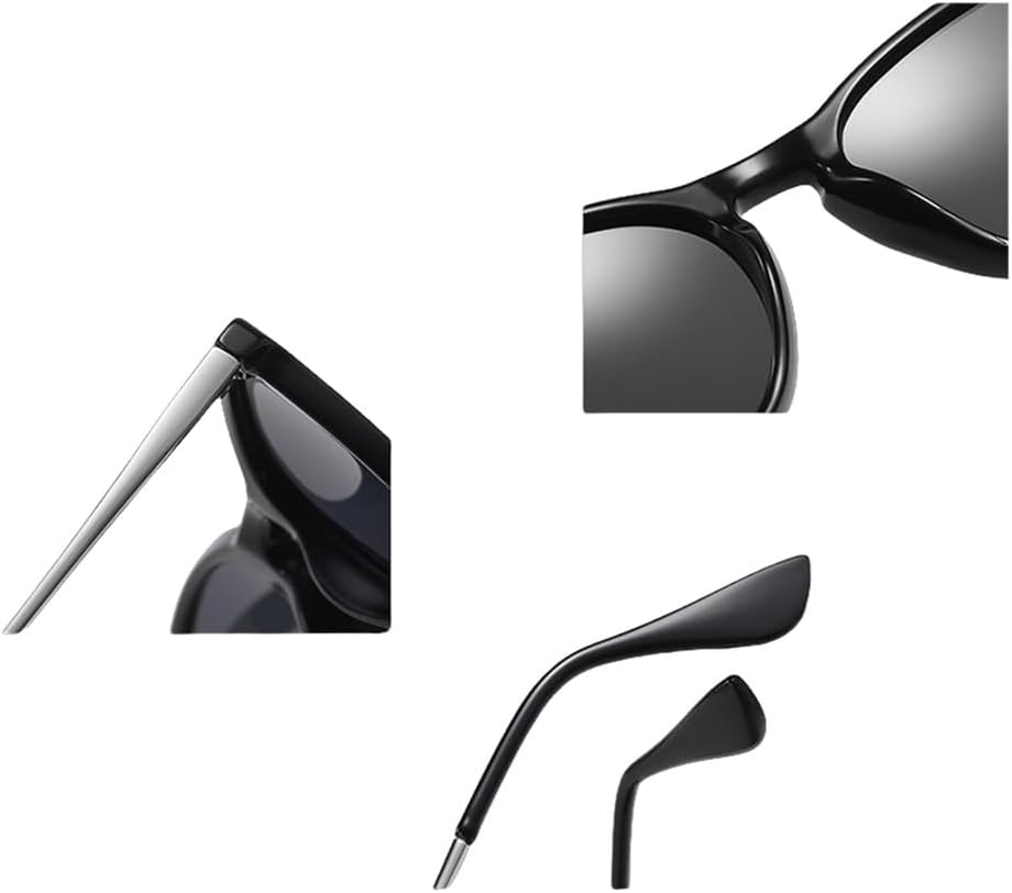Round Cat Eye Sunglasses Man Retro Shades Male Sun Glasses Mirror Clear Vintage Fashion Driving Uv400