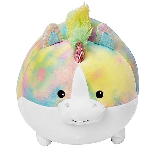 Let's Make Memories Personalized Plush Unicorn Stuffed Animal for Kids - Super Squishy - Valentines Day - Birthday - for Boy - for Girl - Unicornio - Unicorn