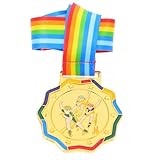 HOODANCOS Medalla de Oro Cinta Cuello, Medallas Deportivas de Patinaje para Jóvenes, Premio para Competiciones y Eventos Escolares de Invierno