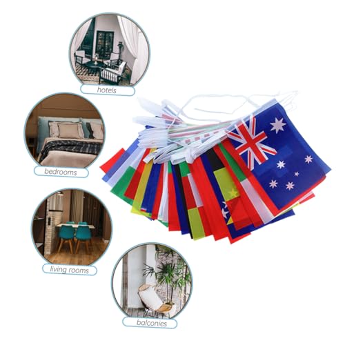 Drapeaux de pays pour l'école et les fêtes : ensemble Cabilock de 6 bannières - 3