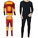Produktbild Cxcdxd Sous-vêtements chauffants Pour Hommes, vêtements de chargement USB, caleçons Longs thermiques à Manches Longues Avec Couche de Base doublée en Polaire