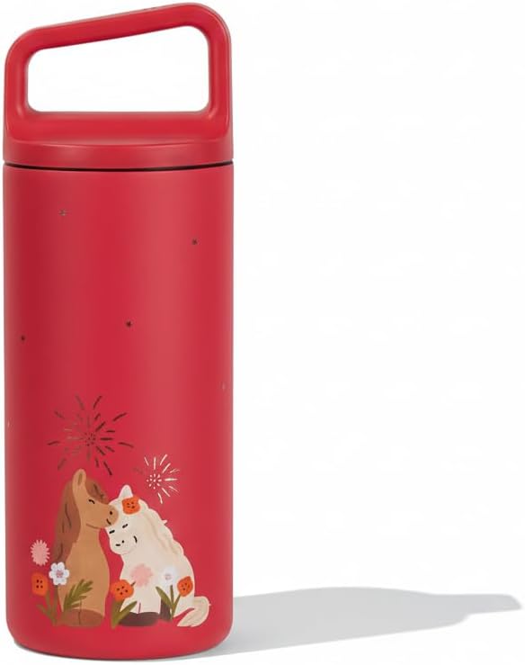Starbucks Stainless Steel Tumbler 12 oz Year of the Horse Design | Double-Wall Insulated Festive Collectible Travel Drinkware