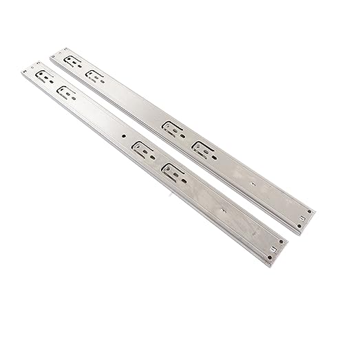 Glissières de tiroir inox 22" robustes à extension complète - 2