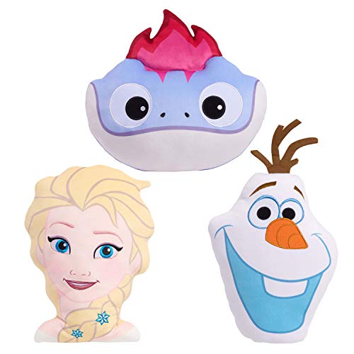 Disney Frozen 2 Character Head 12-Inch Plushie Bruni, Soft Pillow Buddy Toy for Kids, Officially Licensed Kids Toys for Ages 2 Up by Just Play