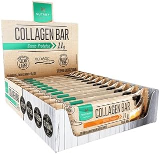 Barra de Proteína Collagen Bar Banoffee 50g Nutrify 10 Unidades