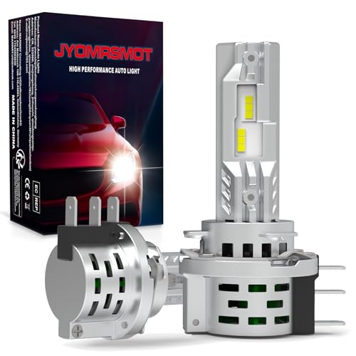 JYOMRSMOT Ampoule H15 LED Anti Erreur Canbus 130W 13000LM 6000K C...
