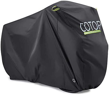 COTOP Bicycle Cover, 210T Waterproof Bicycle Cover UV Protection Anti Dust Rain with Locking Holes for Mountain Bike, Road Bike ,Road Bike