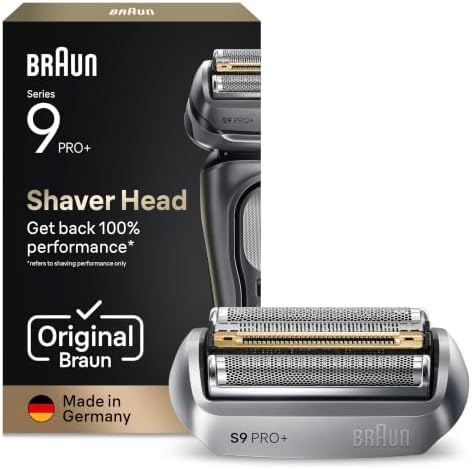 Braun Serie 9 Pro+ 96m, Testina di Ricambio Originale per Rasoio Elettrico Barba, Recupera Il 100% delle Prestazioni, Compatibile con Tutti I Rasoi Series 9