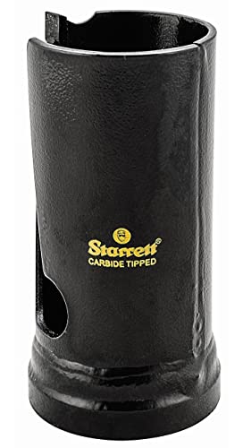 Starrett Hartmetall-Lochsäge - MPH0136 Mehrzweck-TCT-Lochsäge - für Holz-MDF-Kunststoff-Keramik-Wandfliesen - 30 mm