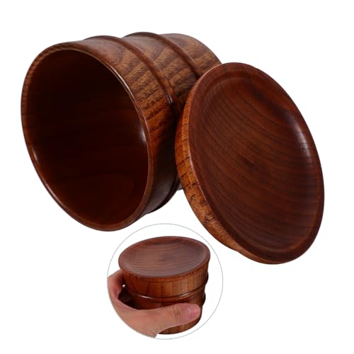 NAMOARLY Elegant Wooden Tea Cup Set - 210ml Reusable Cup with Lid, Ideal for Home and Office Use - Image 7
