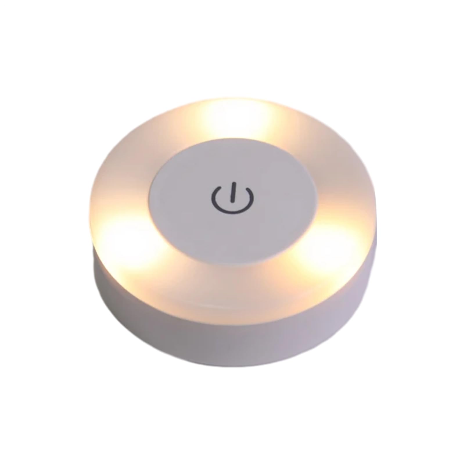 Touch Night Light - Rechargeable Dimmable Lamp, USB Powered, Portable Wall Mount Design, Ambient Glow, ABS Material Construction | for Bedroom Nursery Closet Cabinet Vanity Table Use
