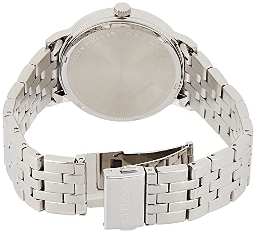 Citizen Stainless Steel Quartz Analog Silver Dial Men Watch-Be9170-72A, Silver Band - Image 2