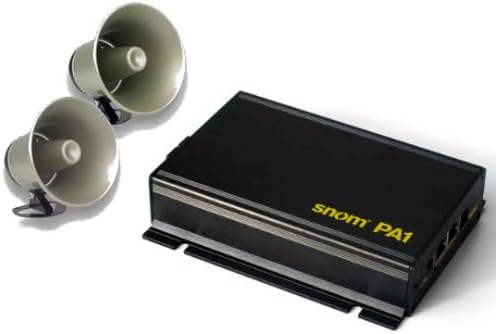 SNOM PA1 Public Address System with 2 25AE