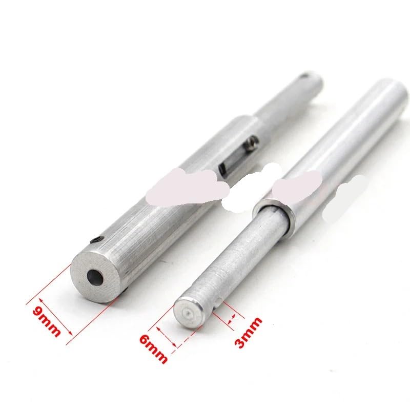 Tren recto antivibración aleación aluminio ligero M3 M4 avión RC | Aleación ligera resistente equilibra peso y rigidez y amortigua presión al aterrizar.(6PCS M4)