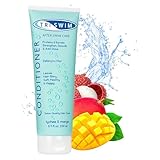 TRISWIM Hydraterende haarregenererende conditioner voor zwemmers Litschi Mango, per stuk verpakt (1 x 250 ml)