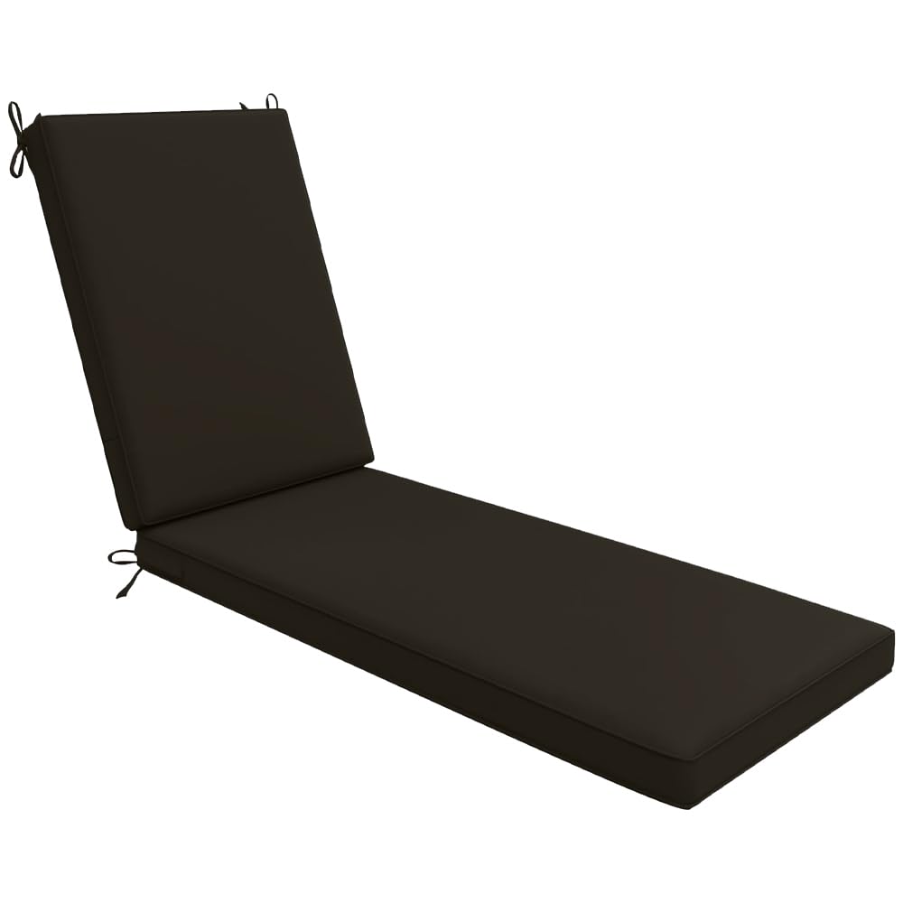 EXZFW Sun Lounger Cushion, Recliner Chair Cushio n, Sunbed Cushions for Sun Loungers, Sunbed Mattress, Sun Lounger Mattress, Garden Patio Beach Cushions for Sun Lounger,Brown 18,193x56x8cm