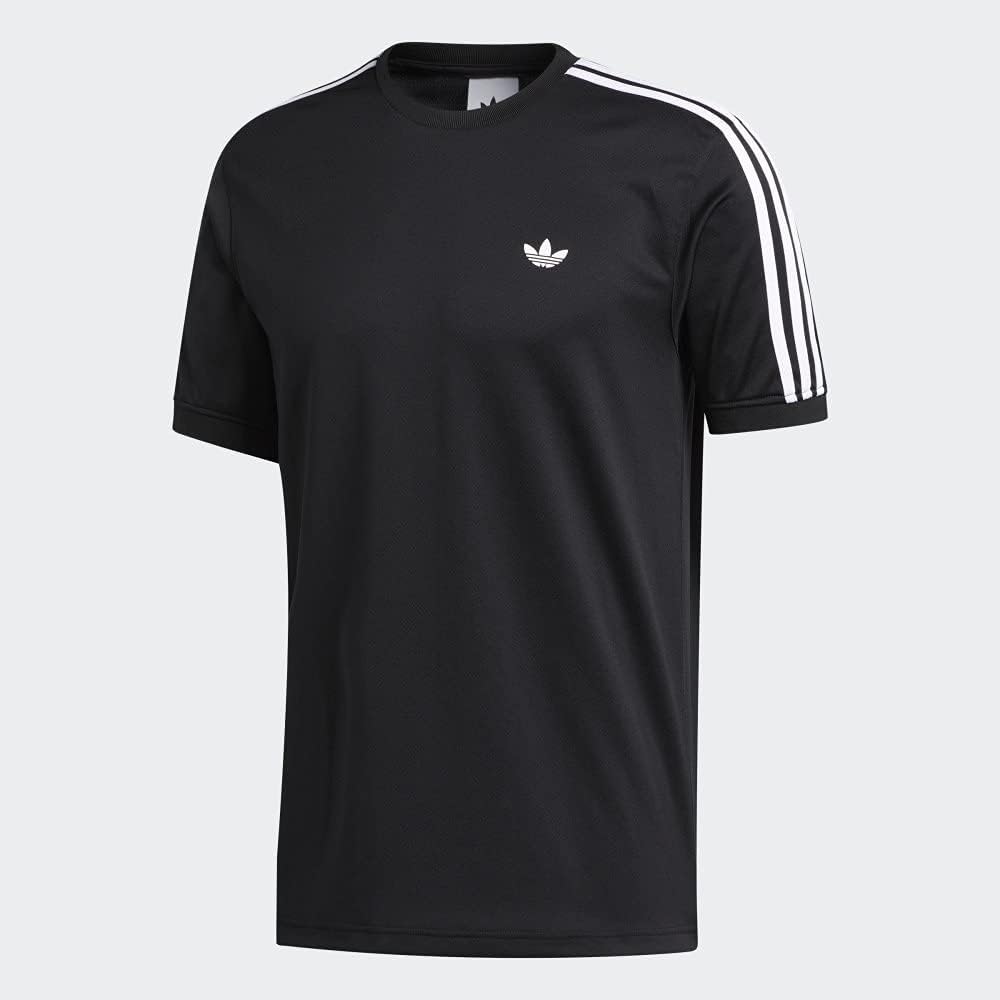 adidas Originals Unisex Aero Club Short Sleeve Jersey, Black/White