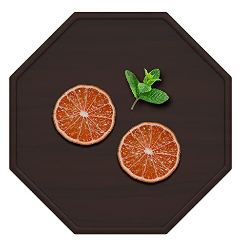 BINSENI dekoratives Bambus-Tablett, Couchtisch, kleines Serviertablett, rustikale Dekorplatte, Teetablett, Aromatherapie-Tablett für Display oder Aufbewahrung Cover