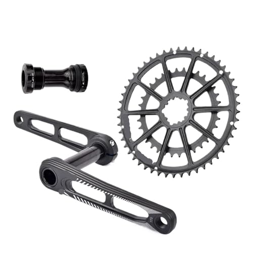 [hoCNNNZbg 165/170/175mm NN A~ 󎩓]ԃ_u`F[O 50-34T/53-39T Ή(Crank BB68 53-39T,170mm)