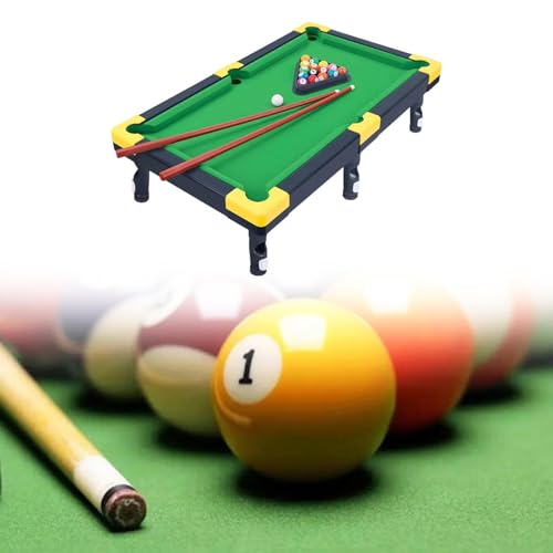 Mini table de billard de table compact avec accessoires de précision - 6
