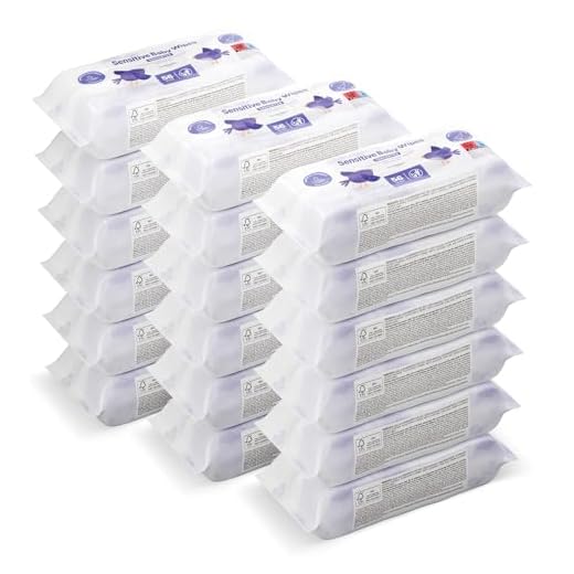 by Amazon Unscented Sensitive Baby Wipes