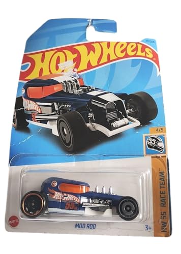Hot Wheels Treasure Hunt Mod Rod Azul 1:64 miniatura 1