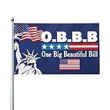 One Big Beautiful Bill Flag Sign 3x5 Obbb I Support One Big Beautiful Bill Act Flag Banner Tapestry For Yard R