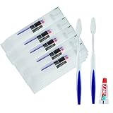 Einweg Zahnbürsten, 20 Packung Einmalzahnbürsten Mit Zahnpasta Set Einmalzahnbürste Handzahnbürste Einzeln Verpackt Weiche Borsten Reisezahnbürste Set Für Hotel/Camping/Pflegeheim/Wohltätigkeit