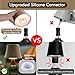 WILIT Wireless Bottle Lamp Shades for Table Lamps, 3 Level Brightness Bottle Lights for Liquor Bottles Topper, Led Bar Table Lamp, Home Bar Decor, Room Decor Accessories, Gifts for Men Women