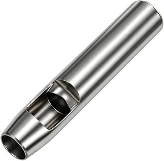 15mm Hollow Leather Punch Tool Alloy Steel Manual Single Round Hole Cutter for Belt Fabric Rubber Paper Plastic DIY Craft