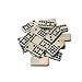 WE Games Double Nine Dominoes Set - Ivory Color Tiles - Perfect for Family Games