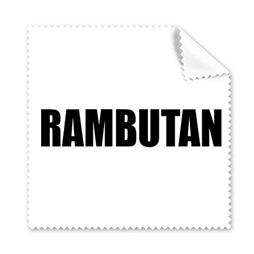 Chiffon lunettes rambutan nom foods essuie-écran microfibre lavable lot de 5