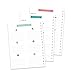 Pukka Pad, Carpe Diem Home Planner Spiral Bound Notebook with 6 Organizational Tabs and 2 Sticker Sheets – Features Appointment Calendars, Schedules, Meal & Grocery Plans, and To-Do Lists – 8.75 x 8in