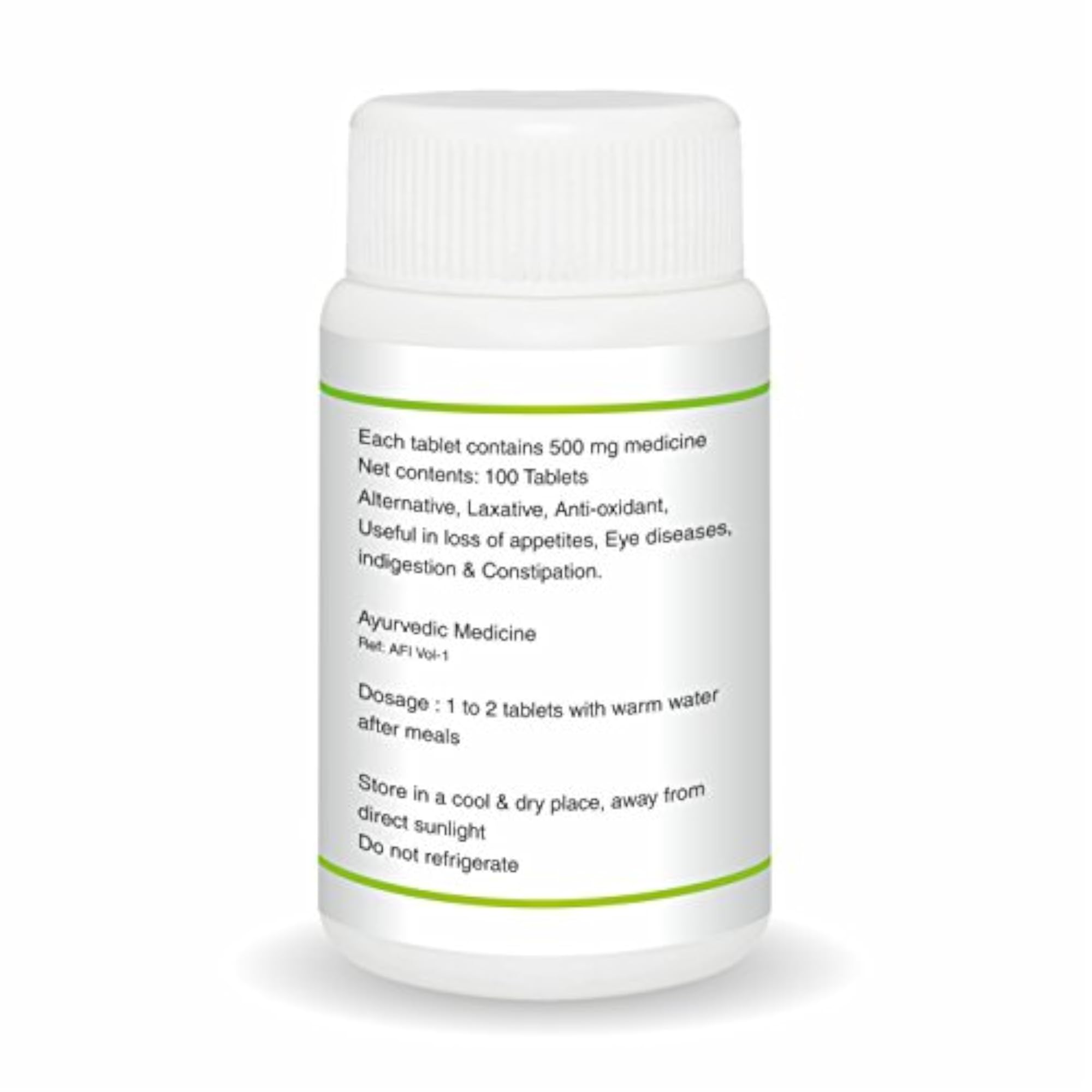 Triphala Tablet, 500 mg, Pack of 2