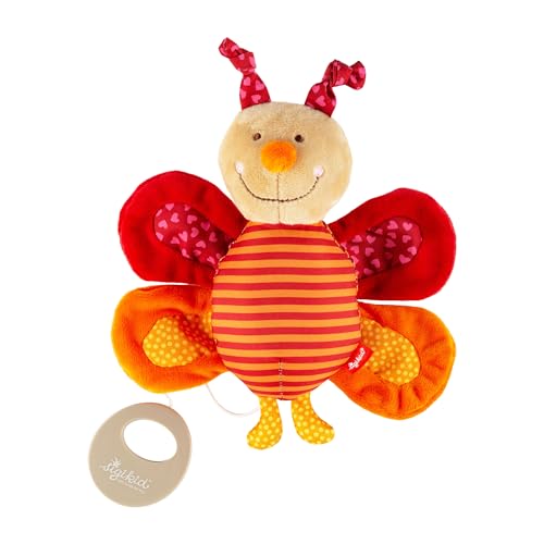 Peluche musicale papillon sigikid en coton bio éveil bébé