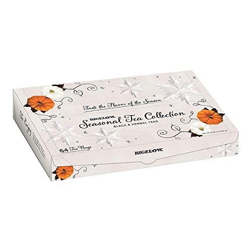 Bigelow Seasonal Tea Collection, Variety Gift Box Sampler, 64 Tea Bags, (Pack Of 1) #TOP1