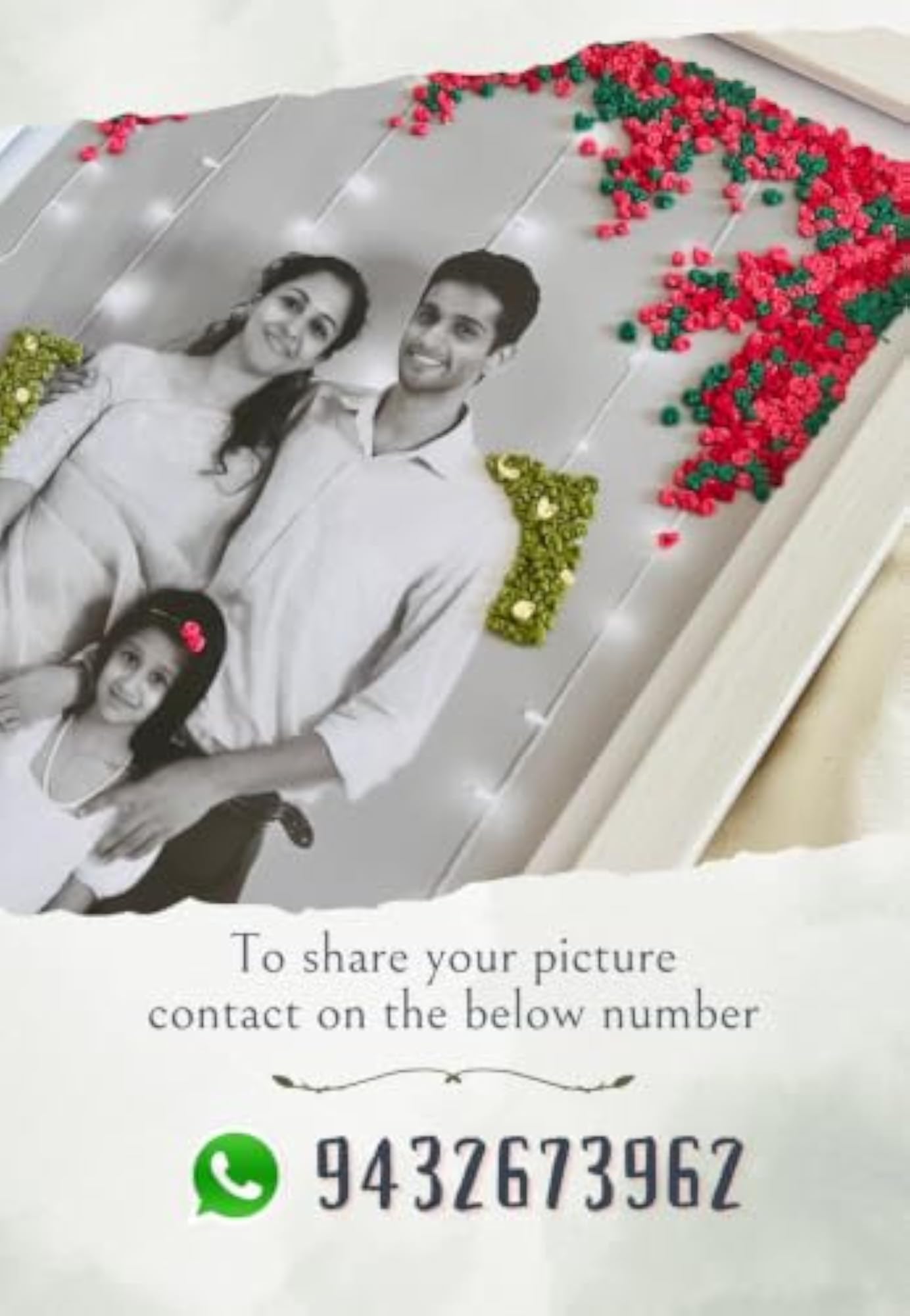 Customized Couple Portrait Frame for Home Décor