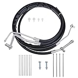 LEVANLIGHT Rear/Aux AC Line Set Air Conditioning Hoses Compatible with 2012 2013 2014 2015 2016 2017 2018 2019 Dodge Caravan/Grand Caravan/Chrysler -Town & Country Minivans Routan Replace# C68100