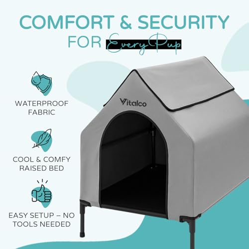 Dog House Outdoor Extra Large, Heavy Duty Plastic Shelter for Large Breeds, Weather Resist Kennel for Yard or Patio, Versatile Dog Houses for Indoor or Small Pet Use - Image 3