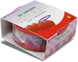 Auto Dynasty My Shaldan Cool Fresh Japanese Natrual Fruit Extraction Car Air Freshener Cans (Strawberry Scented)