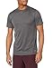 Amazon Essentials T-Shirts For Men, Active Performance Tech, Available in Big & Tall, Pack of 2, Dark Grey/Black, Medium
