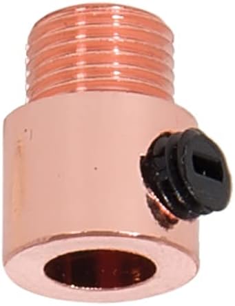 B&P Lamp® Polished Copper Finish Cord Set Screw Bushing
