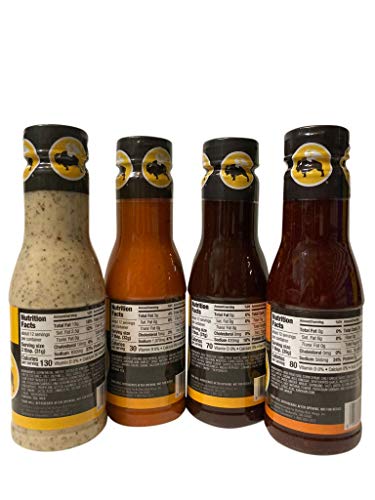 Buffalo Wild Wings Milder Variety Bundle: Parmesan Garlic, Medium, Honey BBQ, Asian Zing: 12 Ounces Each - Image 2