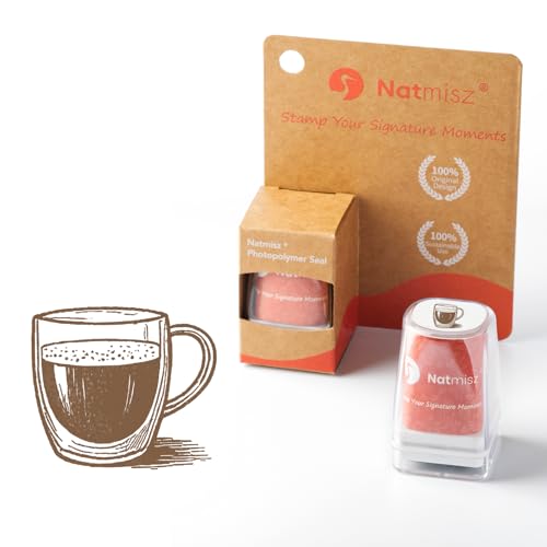Natmisz: Espresso Coffee Stamp,Mini Stamp,Rubber...