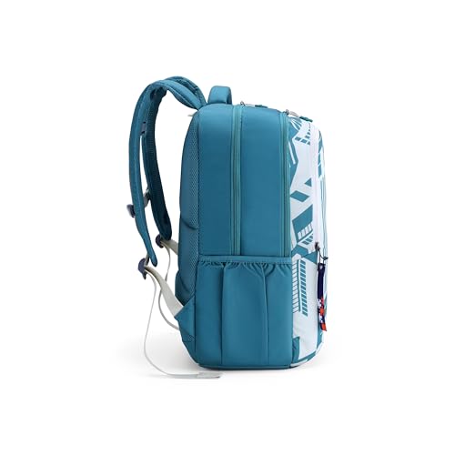 Image of American Tourister Sest 4.0 Xl | 33 Ltrs | 3 Compartments | Bottle Pocket | Ergonomic Padded Back Panel & Shoulder Straps | School Backpack for Boys & Girls | City Green