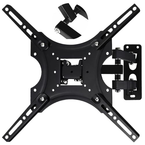 RIVIERA Full Motion Articulating TV Wall Mount for 14\"-55\" inch LED/LCD TV Monitor with Flexable Adjustable Arm Support Left-Right Movement