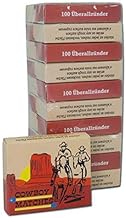 Alligniter Matches Pack of 10 Matches Outdoor Camping Cowboy Matches Anywhere