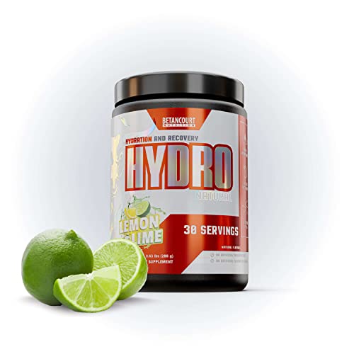 Betancourt Nutrition Natural Series Hydro | Hydration Supplement | Hydration, Recovery & Electrolytes | From Natural Flavors | 30 Servings (Lemon Lime) #TOP1