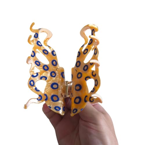 Pinza para cabello Octopus de acetato miniatura 4